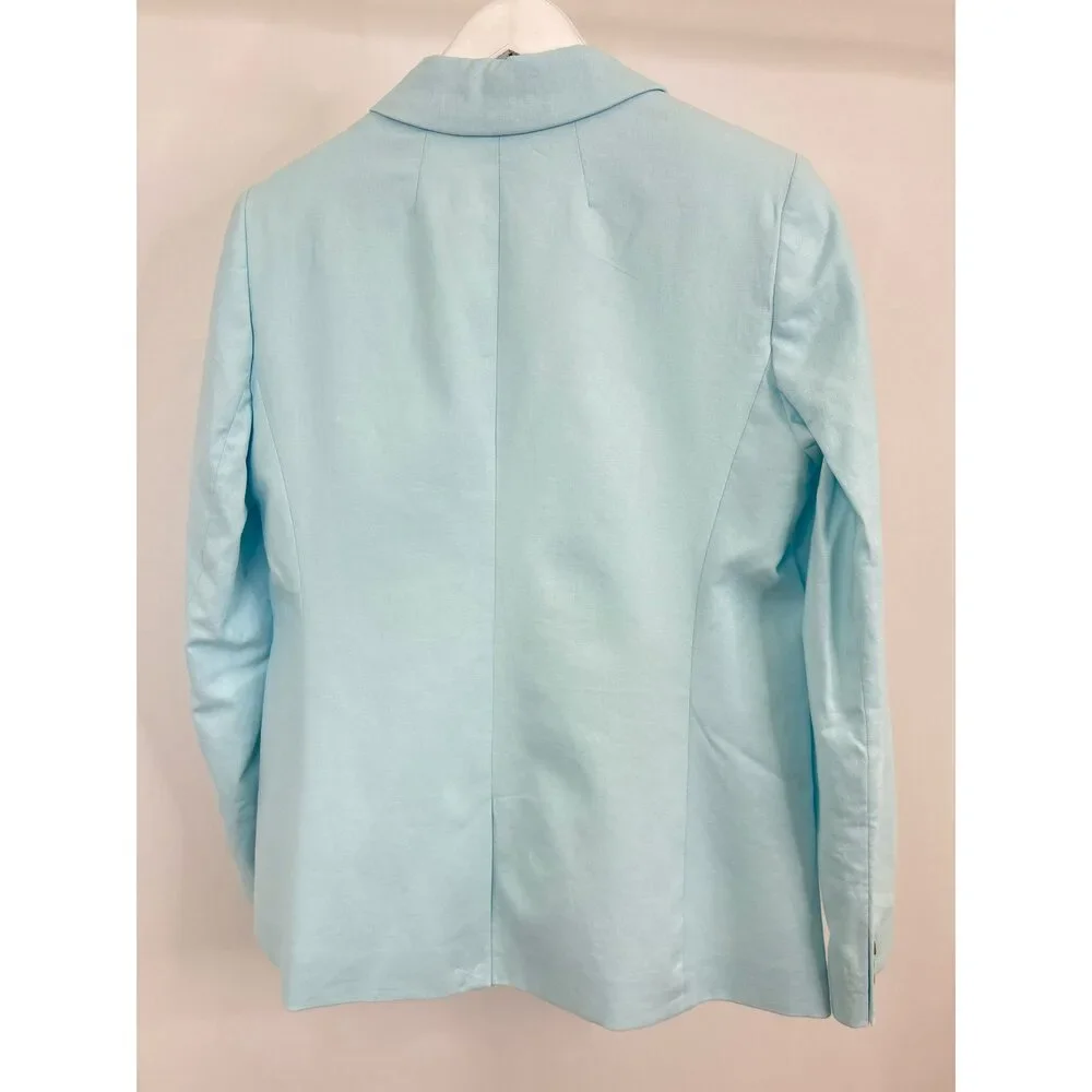 J. CREW Size 10 Blue Women Blazer